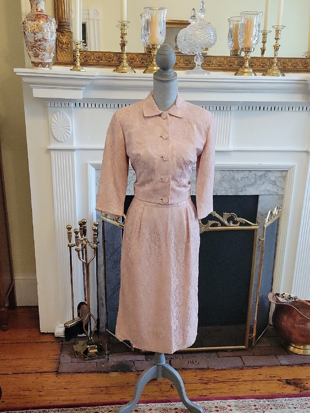 Vintage 50's Young House Dress And Bolero Set
